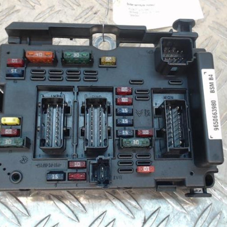 Boitier servitude moteur (BSM) PEUGEOT 206 Photo n°1