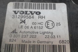 Optique avant principal droit (feux)(phare) VOLVO V 50 Photo n°4
