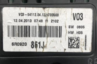 Compteur VOLKSWAGEN POLO 5 Photo n°3