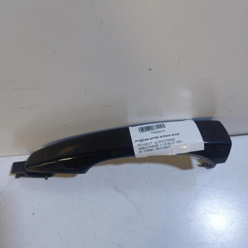 Poignee porte arriere droit PEUGEOT 3008 2