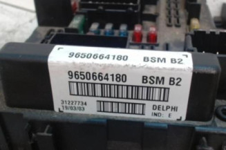 Boitier servitude moteur (BSM) PEUGEOT 307 Photo n°3