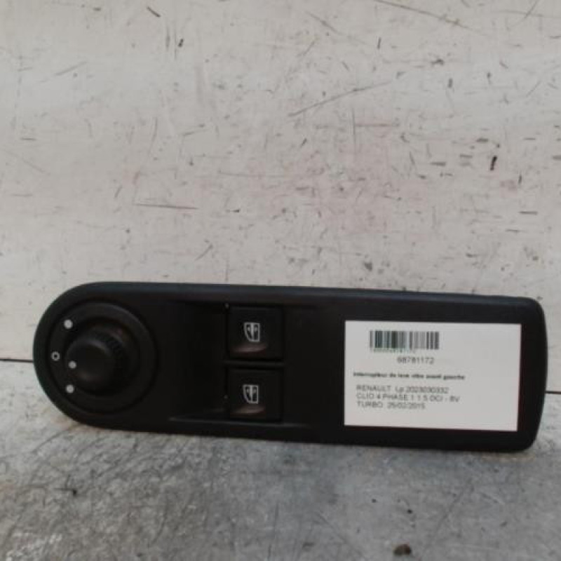 Interrupteur de leve vitre avant gauche RENAULT CLIO 4