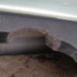 Pare choc arriere ROVER 25