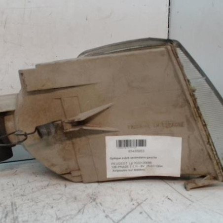 Optique avant secondaire gauche (feux)(clignotant) PEUGEOT 106