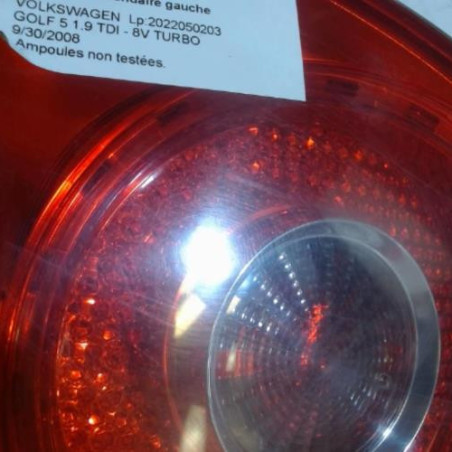 Feu arriere secondaire gauche (feux) VOLKSWAGEN GOLF 5
