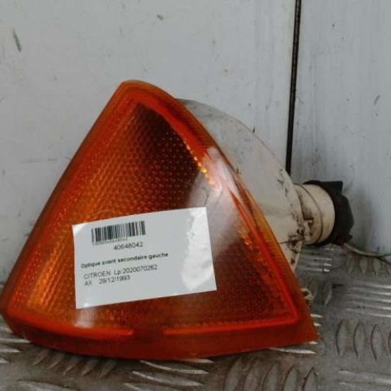 Optique avant secondaire gauche (feux)(clignotant) CITROEN AX