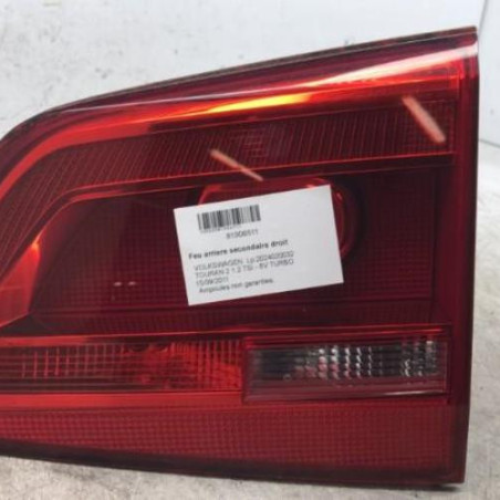 Feu arriere secondaire droit (feux) VOLKSWAGEN TOURAN 2 Photo n°1