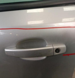 Porte avant gauche OPEL ASTRA H Photo n°7