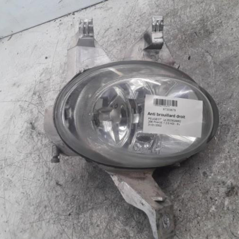 Anti brouillard droit (feux) PEUGEOT 206 Anti brouillard droit (feux) PEUGEOT 206