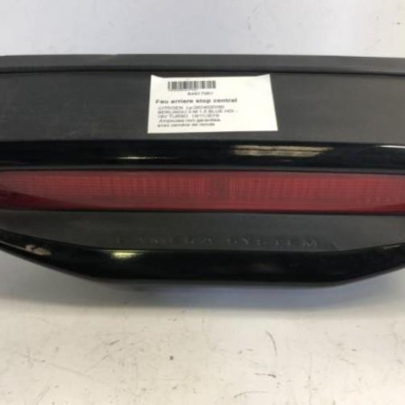 Feu arriere stop central CITROEN BERLINGO 3 M