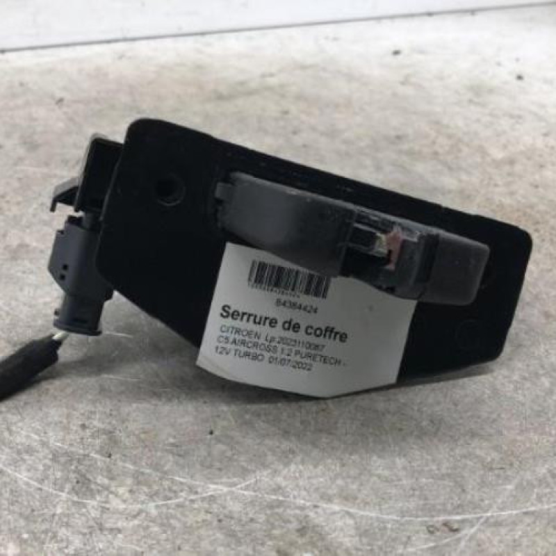 Serrure de coffre CITROEN C5 AIRCROSS Serrure de coffre CITROEN C5 AIRCROSS