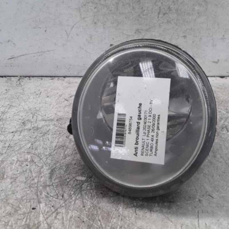 Anti brouillard gauche (feux) RENAULT SCENIC 1 Anti brouillard gauche (feux) RENAULT SCENIC 1