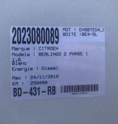 Pompe de direction CITROEN BERLINGO 2 Photo n°6