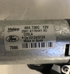 Moteur essuie glace arriere FORD FIESTA 5 Photo n°3