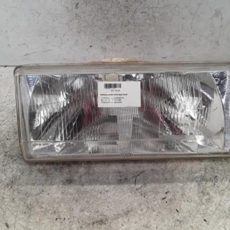 Optique avant principal droit (feux)(phare) CITROEN BX