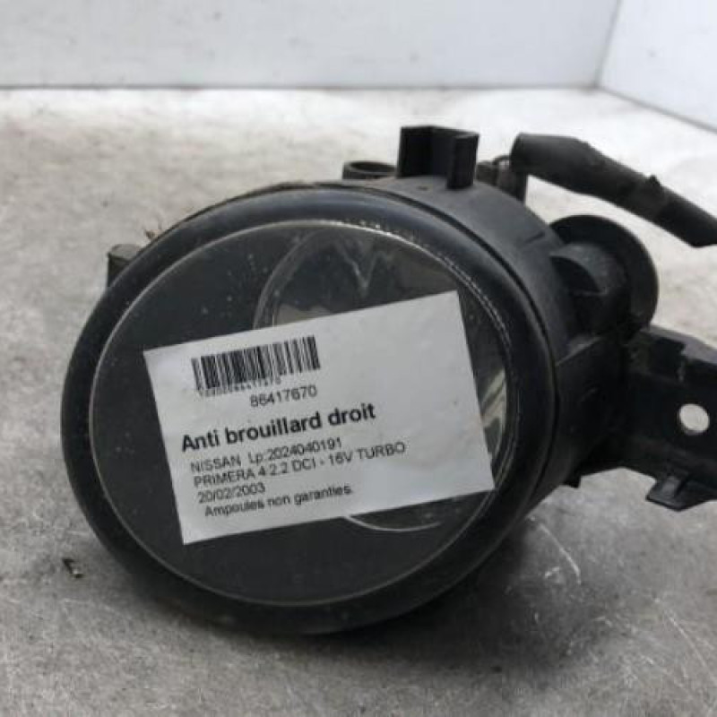 Anti brouillard droit (feux) NISSAN PRIMERA 4