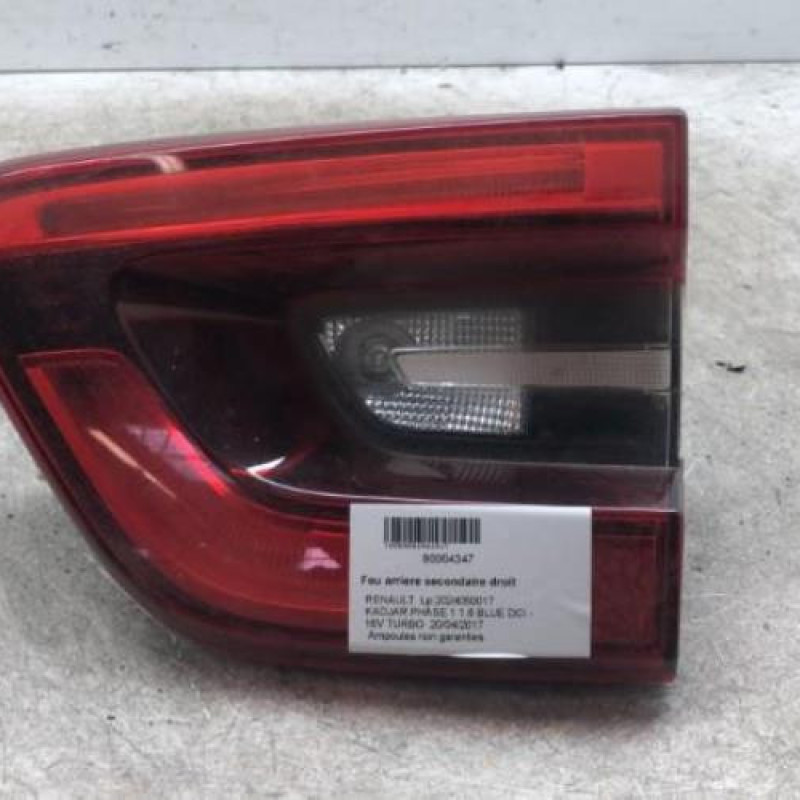 Feu arriere secondaire droit (feux) RENAULT KADJAR