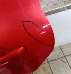 Porte arriere gauche PEUGEOT 308 1