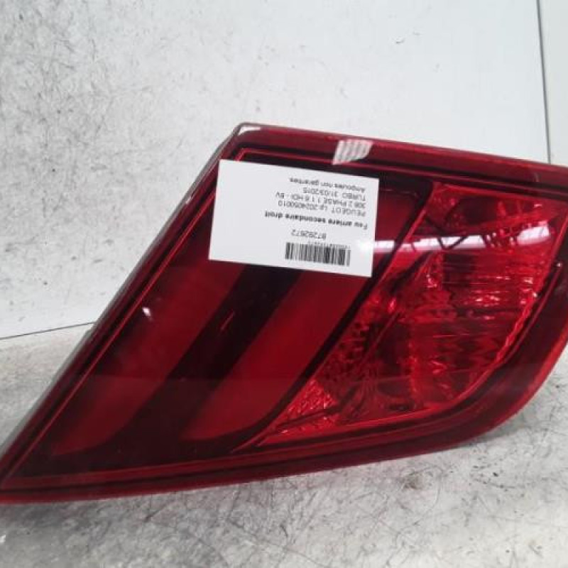 Feu arriere secondaire droit (feux) PEUGEOT 308 2 Feu arriere secondaire droit (feux) PEUGEOT 308 2