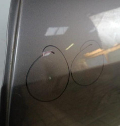 Porte arriere gauche RENAULT MODUS