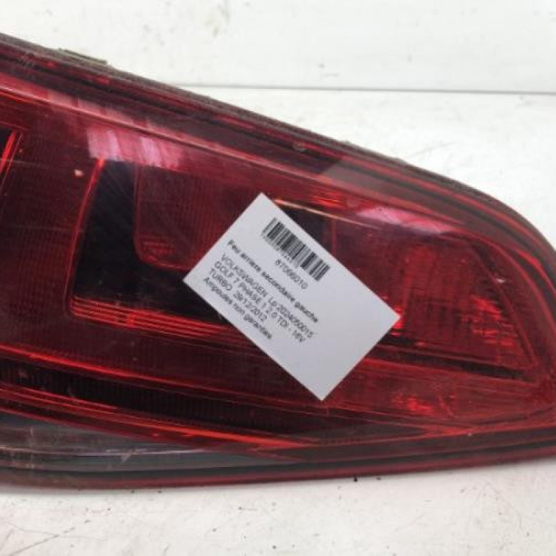 Feu arriere secondaire gauche (feux) VOLKSWAGEN GOLF 7 Feu arriere secondaire gauche (feux) VOLKSWAGEN GOLF 7