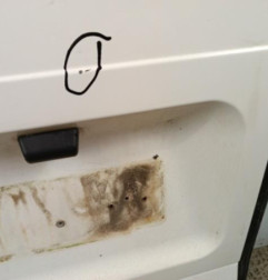 Porte de coffre gauche FORD TRANSIT 3 Photo n°5
