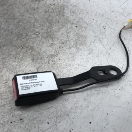 Attache ceinture avant droit PEUGEOT 207 Photo n°1