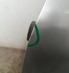 Porte avant gauche PEUGEOT 406 Photo n°4