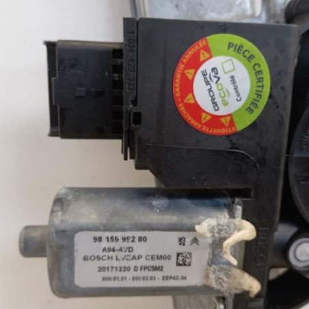 Leve vitre electrique avant droit PEUGEOT 2008 1