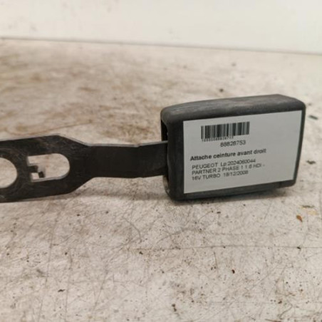 Attache ceinture avant droit PEUGEOT PARTNER 2 Photo n°1
