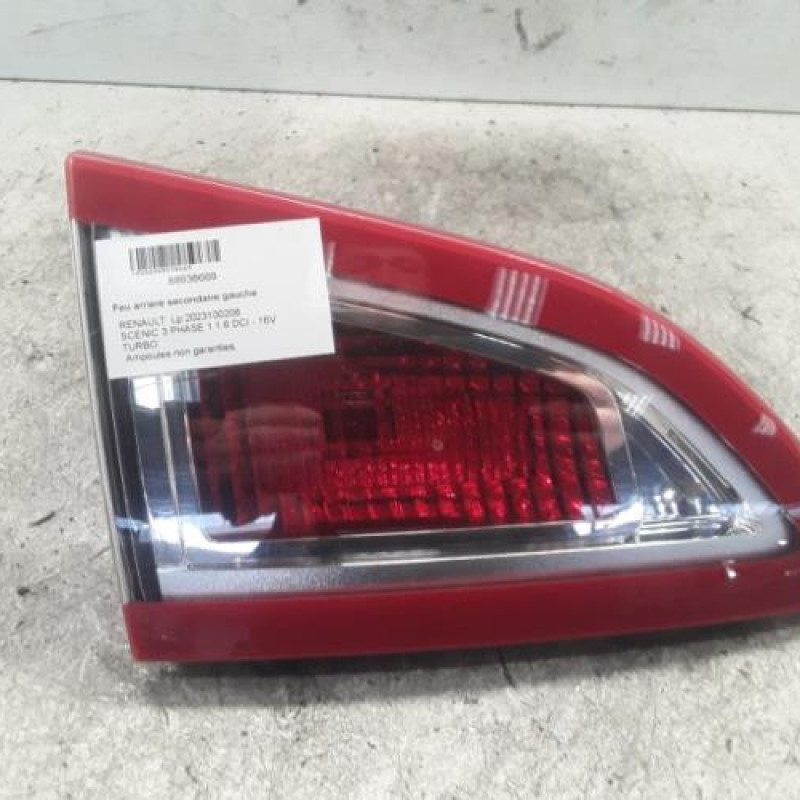 Feu arriere secondaire gauche (feux) RENAULT SCENIC 3