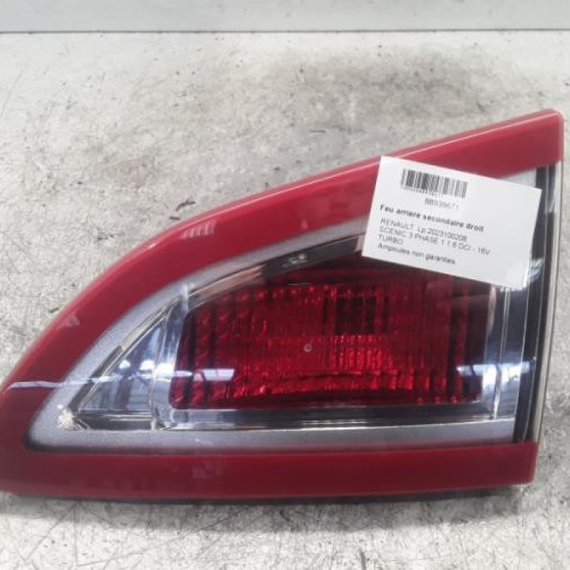 Feu arriere secondaire droit (feux) RENAULT SCENIC 3