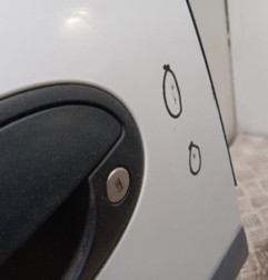 Porte avant gauche OPEL COMBO C Photo n°4