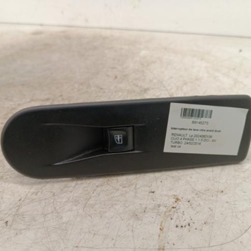 Interrupteur de leve vitre avant droit RENAULT CLIO 4
