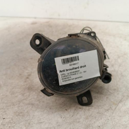 Anti brouillard droit (feux) OPEL CORSA D Photo n°1