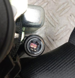Ceinture avant gauche RENAULT SCENIC 3 Photo n°5