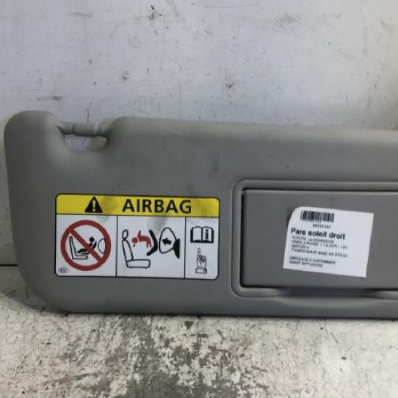 Pare soleil droit TOYOTA YARIS 3