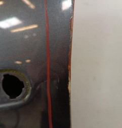 Porte avant gauche RENAULT SCENIC 3 Photo n°5