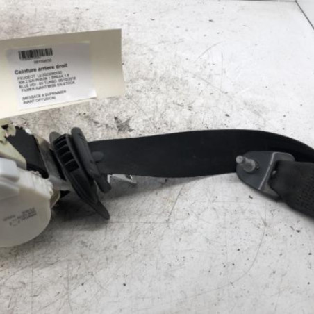 Ceinture arriere droit PEUGEOT 308 2 SW Photo n°1