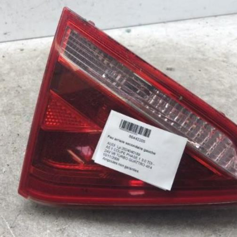 Feu arriere secondaire gauche (feux) AUDI A5 1