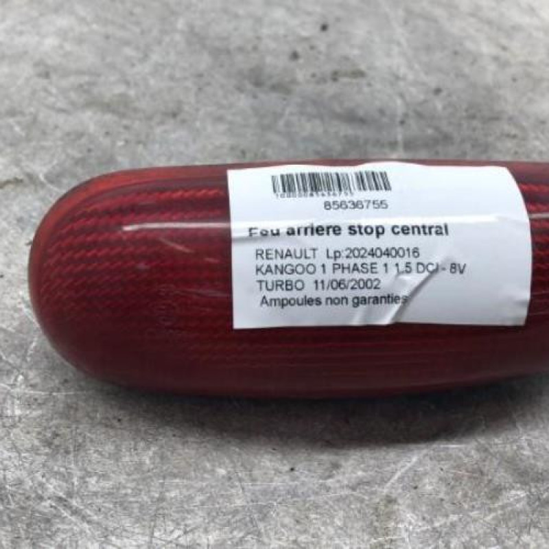 Feu arriere stop central RENAULT KANGOO 1 Feu arriere stop central RENAULT KANGOO 1