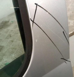 Porte arriere gauche PEUGEOT 407 Photo n°4