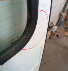 Porte de coffre droit PEUGEOT BOXER 2