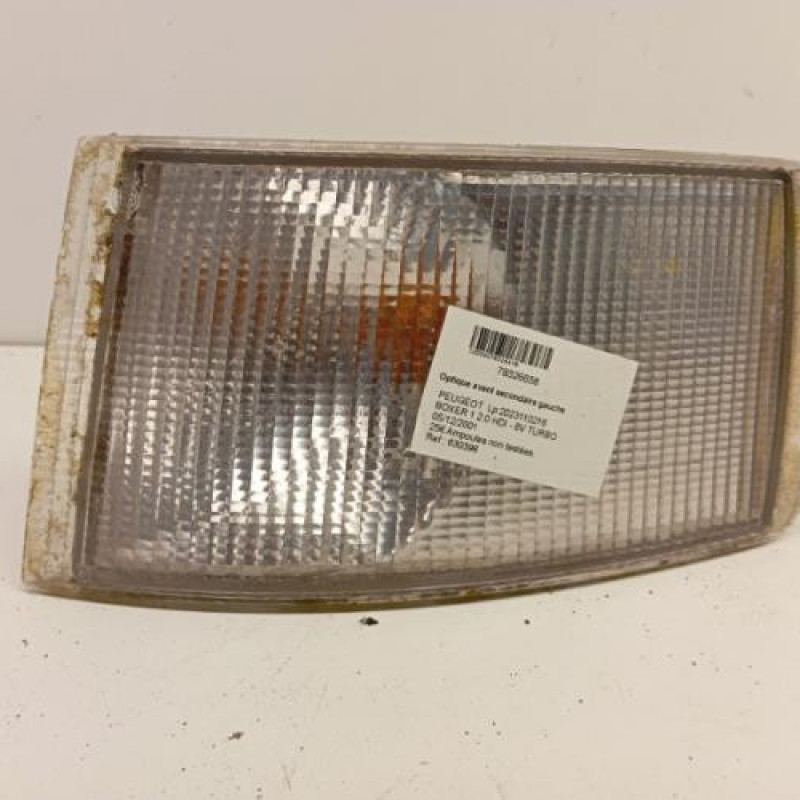 Optique avant secondaire gauche (feux)(clignotant) PEUGEOT BOXER 1