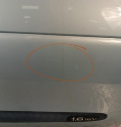 Porte avant droit RENAULT MEGANE 1 Photo n°4