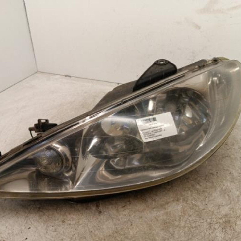Optique avant principal gauche (feux)(phare) PEUGEOT 206