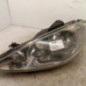 Optique avant principal gauche (feux)(phare) PEUGEOT 206