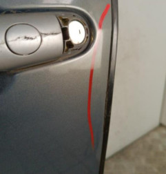 Porte avant gauche RENAULT SCENIC 2 Photo n°4