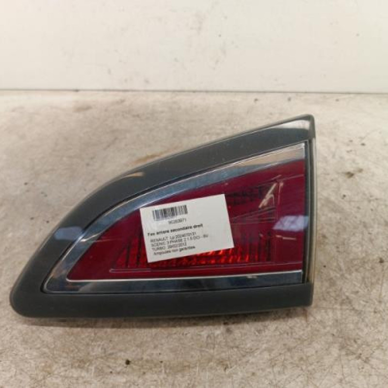 Feu arriere secondaire droit (feux) RENAULT SCENIC 3
