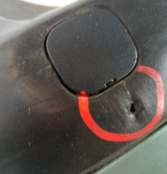 Pare choc arriere RENAULT SCENIC 2 Photo n°5